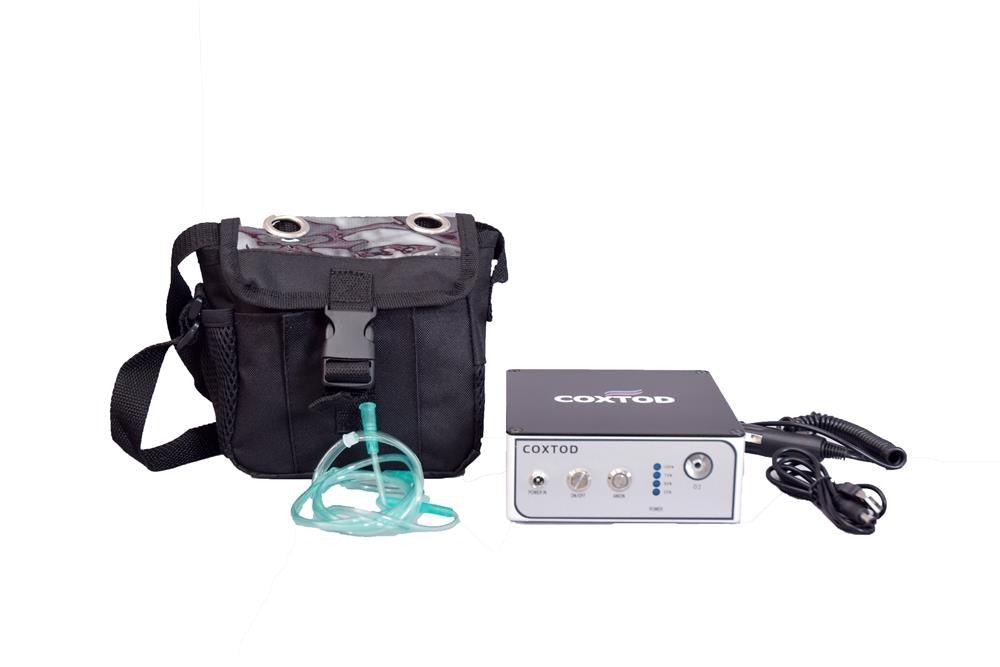 3L Portable Smart Continuous Flow Oxygen Concentrator With 8hrs in-Built Battery Working And Anion Function